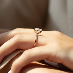 The Alison Set With A 2 Carat Radiant Moissanite