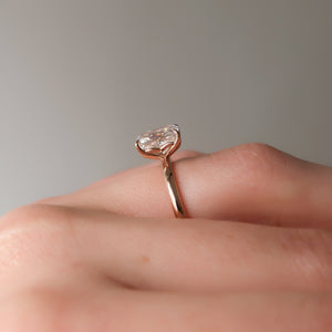 The Alison Set With A 2 Carat Radiant Moissanite