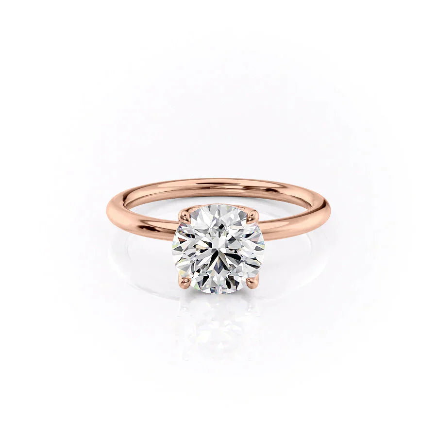 The Alison Set With A 1 Carat Round Moissanite