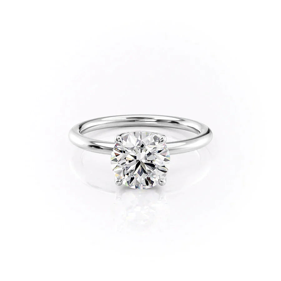 The Alison Set With A 1 Carat Round Moissanite