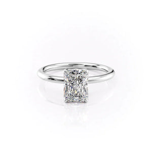 The Alison Set With A 1 Carat Radiant Moissanite