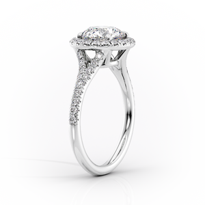 The Miley Set With A 4 Carat Marquise Moissanite