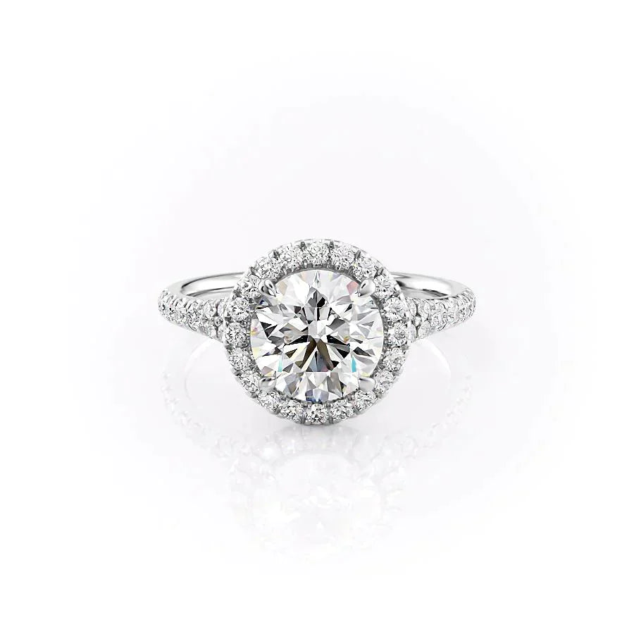 The Miley Set With A 1 Carat Round Lab Diamond