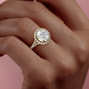 The Miley Set With A 1.5 Carat Round Lab Diamond