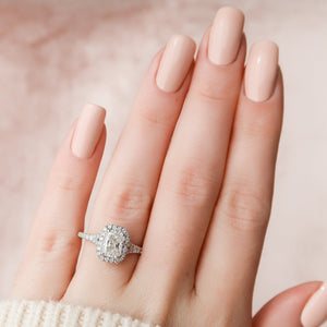 The Miley Set With A 5 Carat Radiant Moissanite