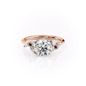 The Melissa Set With A 2 Carat Round Lab Diamond