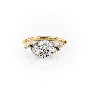 The Melissa Set With A 1 Carat Round Lab Diamond
