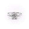 The Abigail Set With A 1 Carat Cushion Lab Diamond