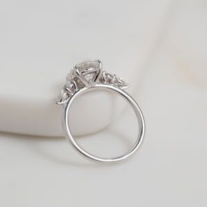The Abigail Set With A Round Lab Diamond