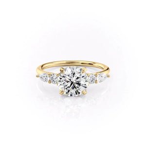 The Abigail Set With A 1 Carat Round Lab Diamond