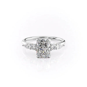 The Abigail Set With A 3 Carat Radiant Lab Diamond