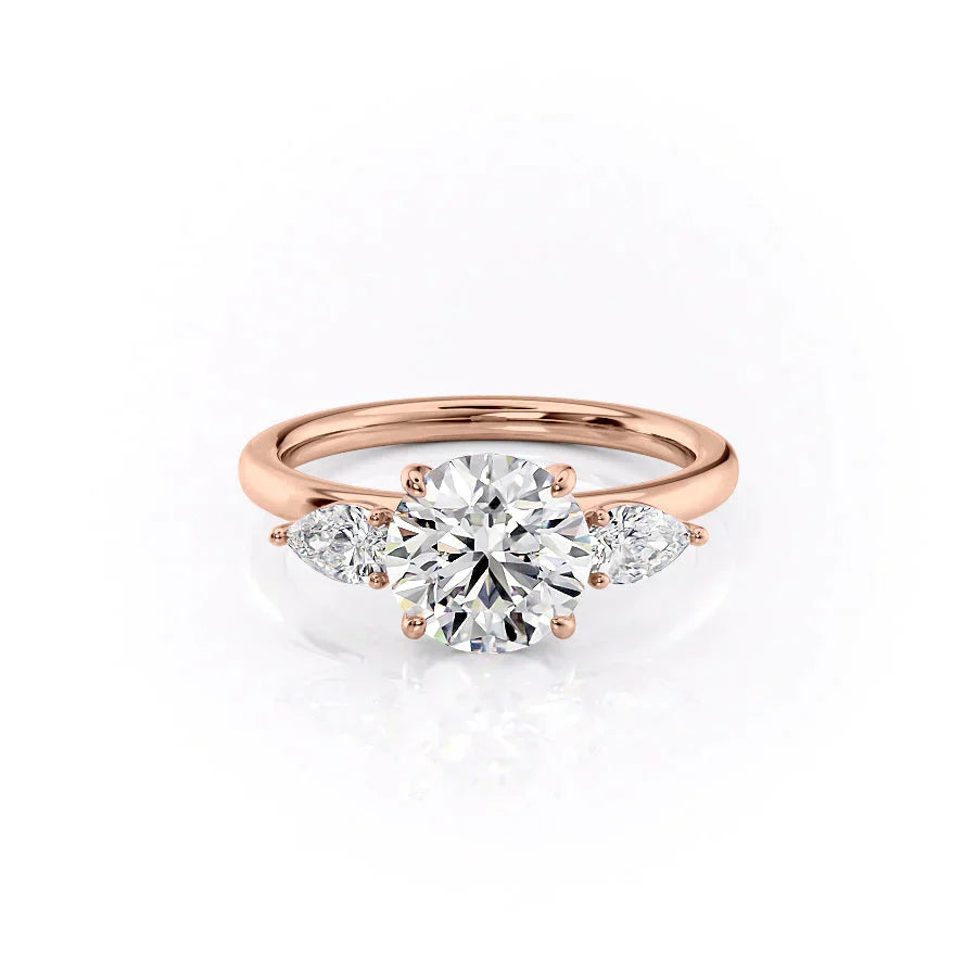 The Lauren Set With A 2 Carat Round Lab Diamond