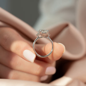 The Victoria Set With A 2 Carat Emerald Lab Diamond