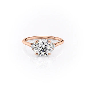 The Victoria Set With A 5 Carat Round Moissanite