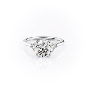 The Victoria Set With A 2 Carat Round Lab Diamond