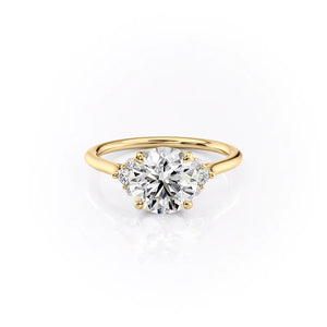 The Victoria Set With A 2 Carat Round Lab Diamond