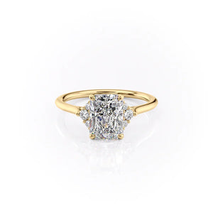 The Victoria Set With A 2 Carat Radiant Lab Diamond