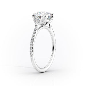 The Pave Victoria Set With A 3 Carat Radiant Lab Diamond