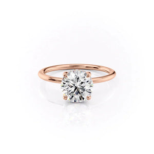 The Sarah Set With A 2 Carat Round Lab Diamond