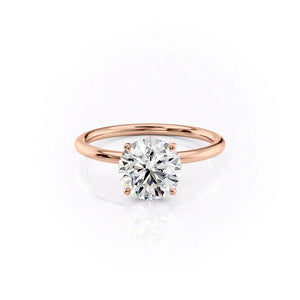 The Luna Set With A 1 Carat Round Lab Diamond