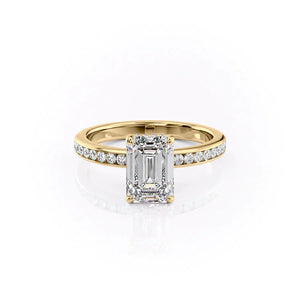 The Marilyn Set With A 1.5 Carat Emerald Lab Diamond