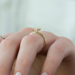 The Marilyn Set With A 4.5 Carat Emerald Moissanite
