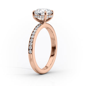 The Marilyn Set With A 2.5 Carat Emerald Lab Diamond