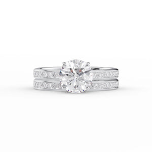 The Marilyn Set With A 2.5 Carat Round Lab Diamond