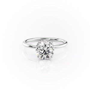 The Sandra Set With A 1 Carat Round Lab Diamond