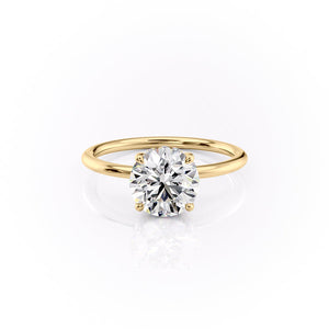 The Sandra Set With A 1 Carat Round Lab Diamond