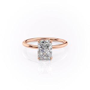 The Sandra Set With A 5 Carat Radiant Moissanite