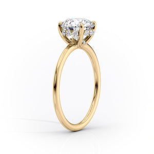 The Sandra Set With A 1.5 Carat Oval Lab Diamond