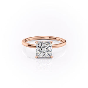 The Margot Set With A 1.5 Carat Princess Lab Diamond
