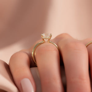 The Margot Set With A 3 Carat Princess Lab Diamond