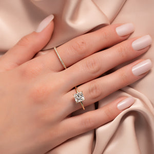 The Margot Set With A Princess Lab Diamond