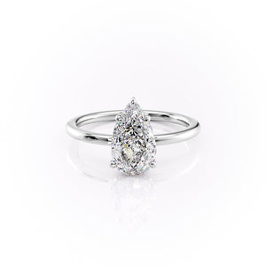The Margot Set With A 5 Carat Pear Moissanite