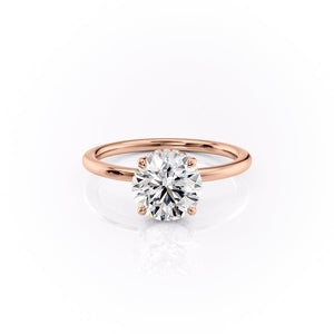 The Margot Set With A 1 Carat Round Moissanite