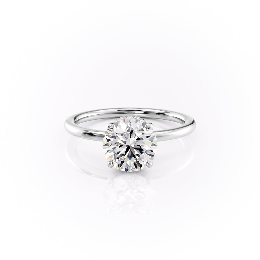 The Margot Set With A 2 Carat Round Lab Diamond