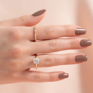 The Margot Set With A 1 Carat Round Lab Diamond