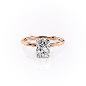 The Margot Set With A 5 Carat Radiant Moissanite
