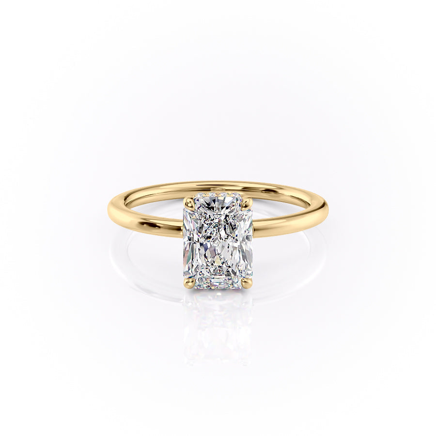 The Margot Set With A 1 Carat Radiant Lab Diamond