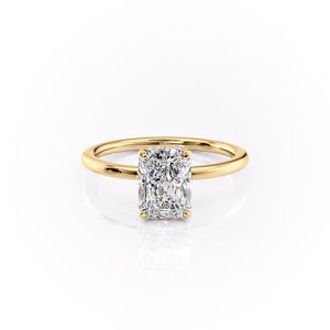 The Margot Set With A 2 Carat Radiant Lab Diamond