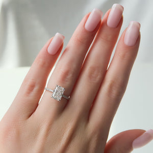 The Pave Margot Set With A Radiant Lab Diamond