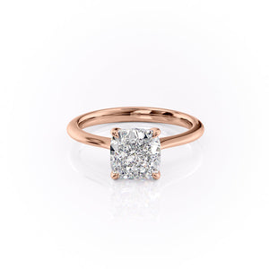 The Katelyn Set With A 2.5 Carat Cushion Moissanite