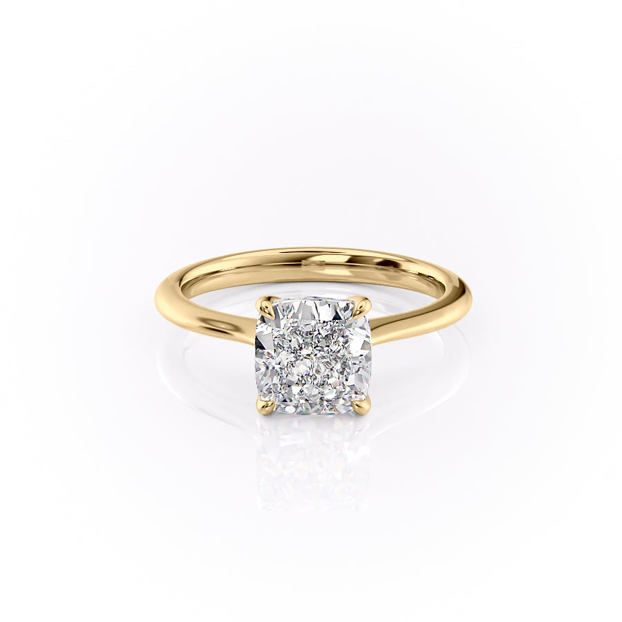 The Katelyn Set With A 1.5 Carat Cushion Lab Diamond