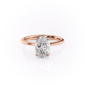 The Katelyn Set With A 2 Carat Oval Moissanite