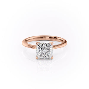 The Katelyn Set With A 1 Carat Princess Lab Diamond