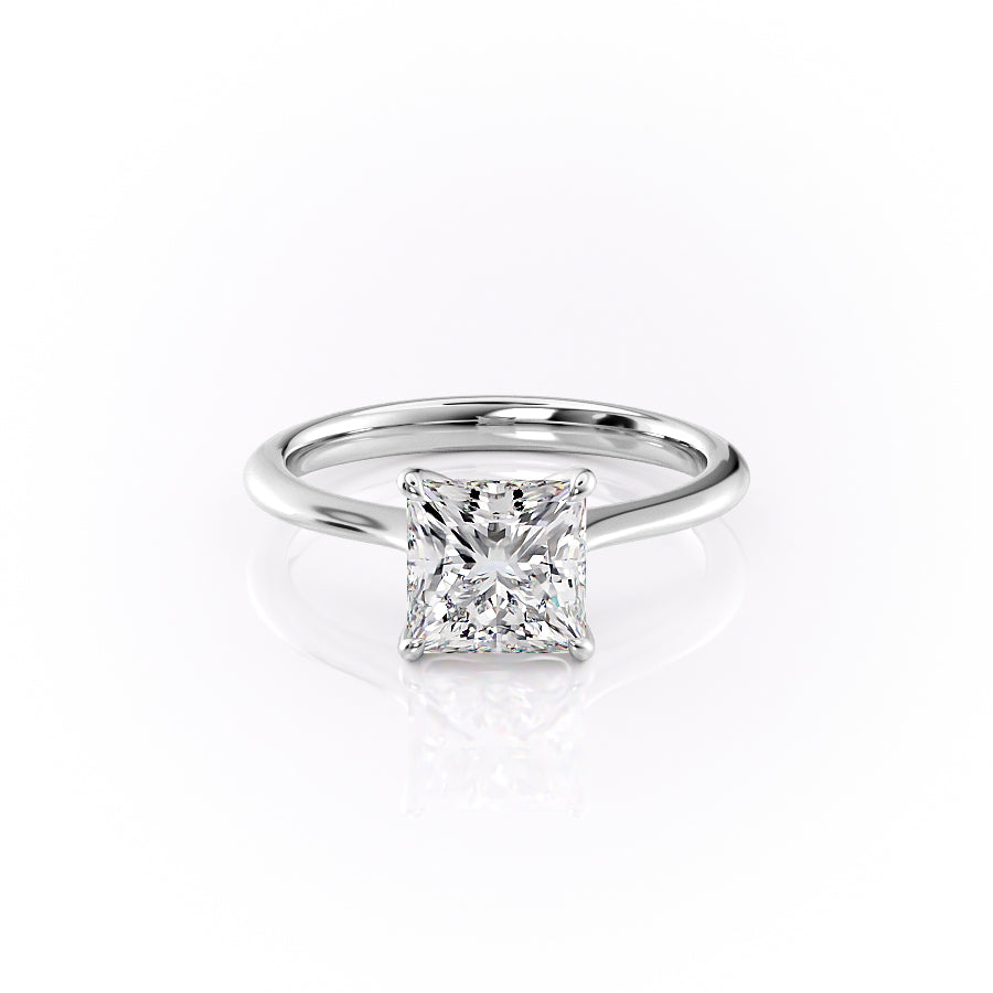 The Katelyn Set With A 2 Carat Princess Moissanite