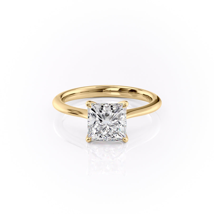 The Katelyn Set With A 1 Carat Princess Moissanite