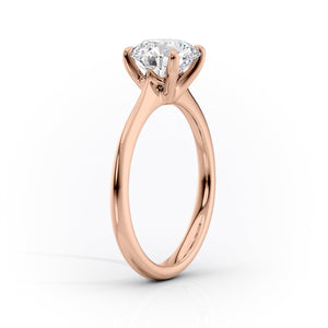 The Katelyn Set With A 3 Carat Round Lab Diamond